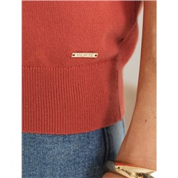 Джемпер тонкой вязки из вискозы с нейлоном