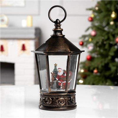 Фигура светодиодная «Снежные чудеса», 22×14 см, музыка, батарейки ААх3 (не в комплекте), USB, свечение тёплое белое