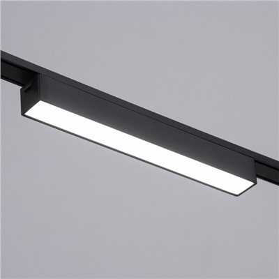 Светильник трековый ULTRA «Линия», светодиодный, 10 Вт, 48 В, 3000K-5700К, CRI90, 23×2.6×2.4 см, чёрный