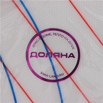 Коврик для выпечки и раскатки теста с разметкой Доляна, армированный, силикон, 60×40.5 см