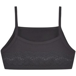 4490-02 Топ для девочки черный (BAYKAR)