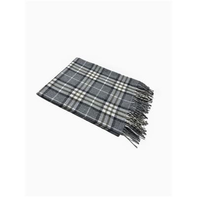 Плед «Элис» 150×200 см, белый/серый