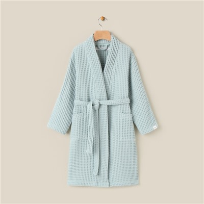 Халат вафельный детский SL HOME: Kids «Аззура», размер 38, 100% хлопок, 280 г/м²