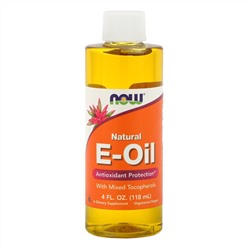 Now Foods, Натуральное E-Масло, 118 мл