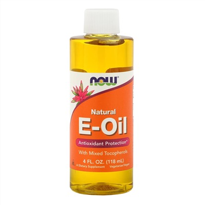 Now Foods, Натуральное E-Масло, 118 мл