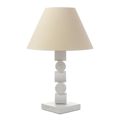 Настольная лампа «Бим» Е27 40 Вт белый 35×35×56 см RISALUX