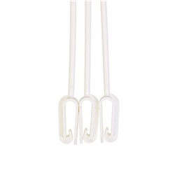 Подвес для кашпо, h=47 см, пластиковый, белый