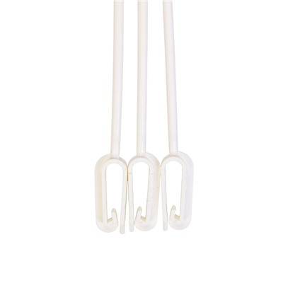 Подвес для кашпо, h=47 см, пластиковый, белый