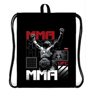 Сумка для сменной обуви 41х49 см "MMA-Бои без правил" с петлей для подвеса,1 отд. (093938) 19072 Хатбер