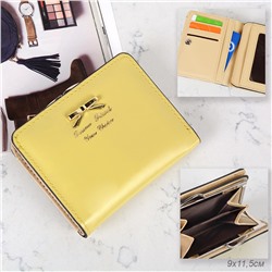 Портмоне 9*11.5 см лимонный / C078-1B /уп.10/100/ А