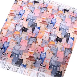 Платок CY2593-1 Кошки