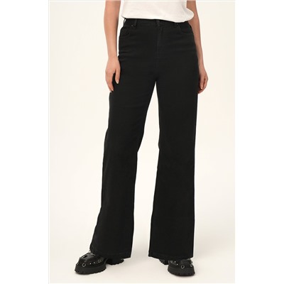 Женские джинсы палаццо с высокой посадкой Happyfox