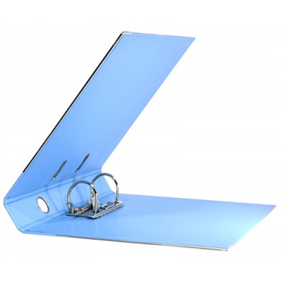 Папка-регистратор 55 мм PVC 2-стор. голубой, с уголками P2PVC-55/Bb inФОРМАТ