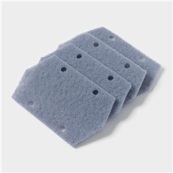 Щётки для оконных рам и труднодоступных мест, 4 сменных насадок, 13.5×8.2 см