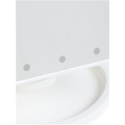 Зеркало с подсветкой KZ-06, 26.5×16×12 см, 22 диода, сенсорная кнопка, белое