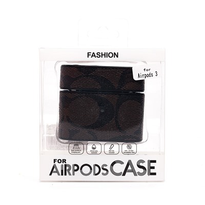 Чехол - PCP09 для кейса "AirPods (3-го поколения)" (dark brown) (225801)