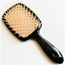 SUPERBRUSH Расческа для волос ЧЕРНО-ПУДРОВАЯ