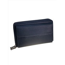 Клатч мужской из натуральной кожи, цвет черный