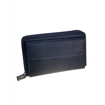 Клатч мужской из натуральной кожи, цвет черный