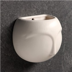 Кашпо подвесное «Силуэт», 300 мл, керамика, белое