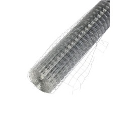 УЦЕНКА Сетка оцинкованная сварная 1 х 10 м, ячейка 25 х 25 мм, d=0,7 мм, металл "Greengo"