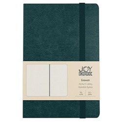 Блокнот А6- 96л клетка "Joy Book. Морской залив" на резинке,карман, кожзам БДБК6964537 Listoff