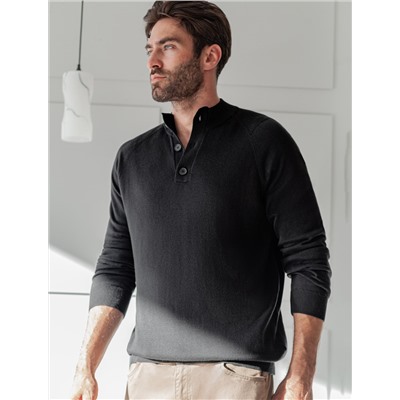 Джемпер тонкой вязки с застежкой на пуговицы