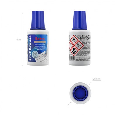 Штрих 20мл с губкой спирт ЕК13812 ErichKrause