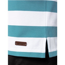 Футболка-поло фактурного материала пике