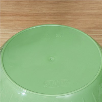 Салатник с крышкой Giaretti Fiesta, 5 л, пластик, микс