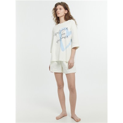 КОМПЛЕКТ ЖЕНСКИЙ (ФУТБОЛКА, ШОРТЫ) 592526