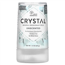 Crystal Body Deodorant, минеральный дезодорант-карандаш, без запаха, 40 г (1,5 унции)
