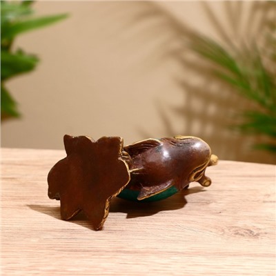 Сувенир «Золотая рыбка», 10×8×6 см, бронза