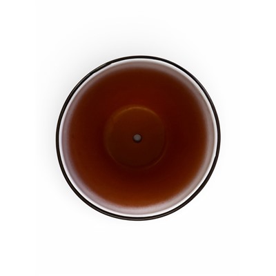 Набор горшков для цветов «Иллюзия», 4 шт., с поддоном, 0.4 / 1 / 2.5 / 5 л, керамика, белые с чёрным орнаментом