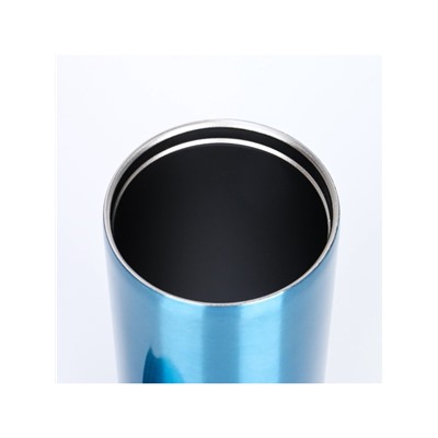 Термокружка Мастер К Coffee, 500 мл, сохраняет тепло 8 ч, нержавеющая сталь, синяя