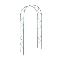 Арка садовая, 240×125×36.5 см, для вьющихся растений, металлическая, зелёная, «Ёлочка», Greengo