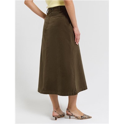 Юбка  из эластичного микро-вельвета