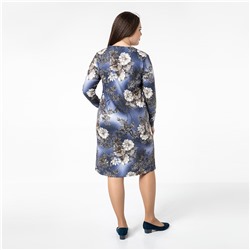 Платье, трикотаж, синий