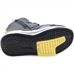 T208-3B син Ботинки деми для мальчиков (32-37)/8