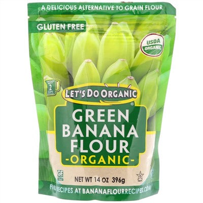 Edward & Sons, Let's Do Organic, органическая мука из зеленых бананов, 14 унц. (396 г)