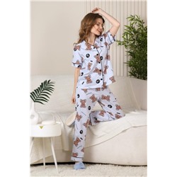 Пижама Амальфи-2 (Серый)