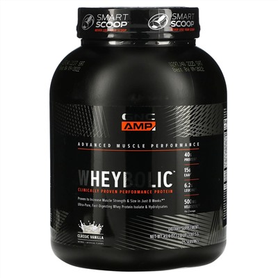 GNC, Wheybolic, Classic Vanilla,  2.8 lb (1287.5 g)