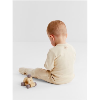 Ползунки детские MINAKU Nature, рост 56-62 см, бежевые