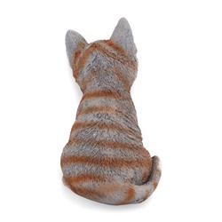 Садовая фигура из полистоуна «Полосатый Котёнок», 20×14×12 см