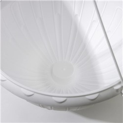 Кашпо уличное подвесное для цветов «Джулия», 8 л, белое