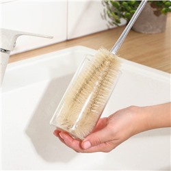 Ёршик для посуды Доляна, 42×6 см, МИКС