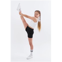 Велосипедки укороченные в рубчик для девочки Happyfox