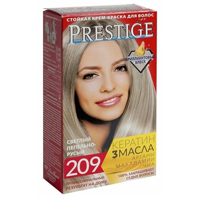 Краска для волос Престиж 209 Светлый пепельно-русый