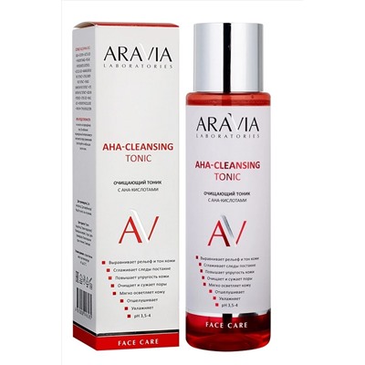 Aravia Laboratories Очищающий тоник для лица с AHA-кислотами / AHA-Cleansing Tonic, 250 мл KRISTALLER, 1111043