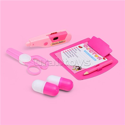 Набор доктора "Терапевтический набор" в пакете (цвет розовый)